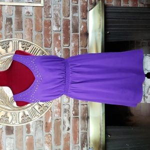 Gianni Bini Purple sleeveless dress - Size S